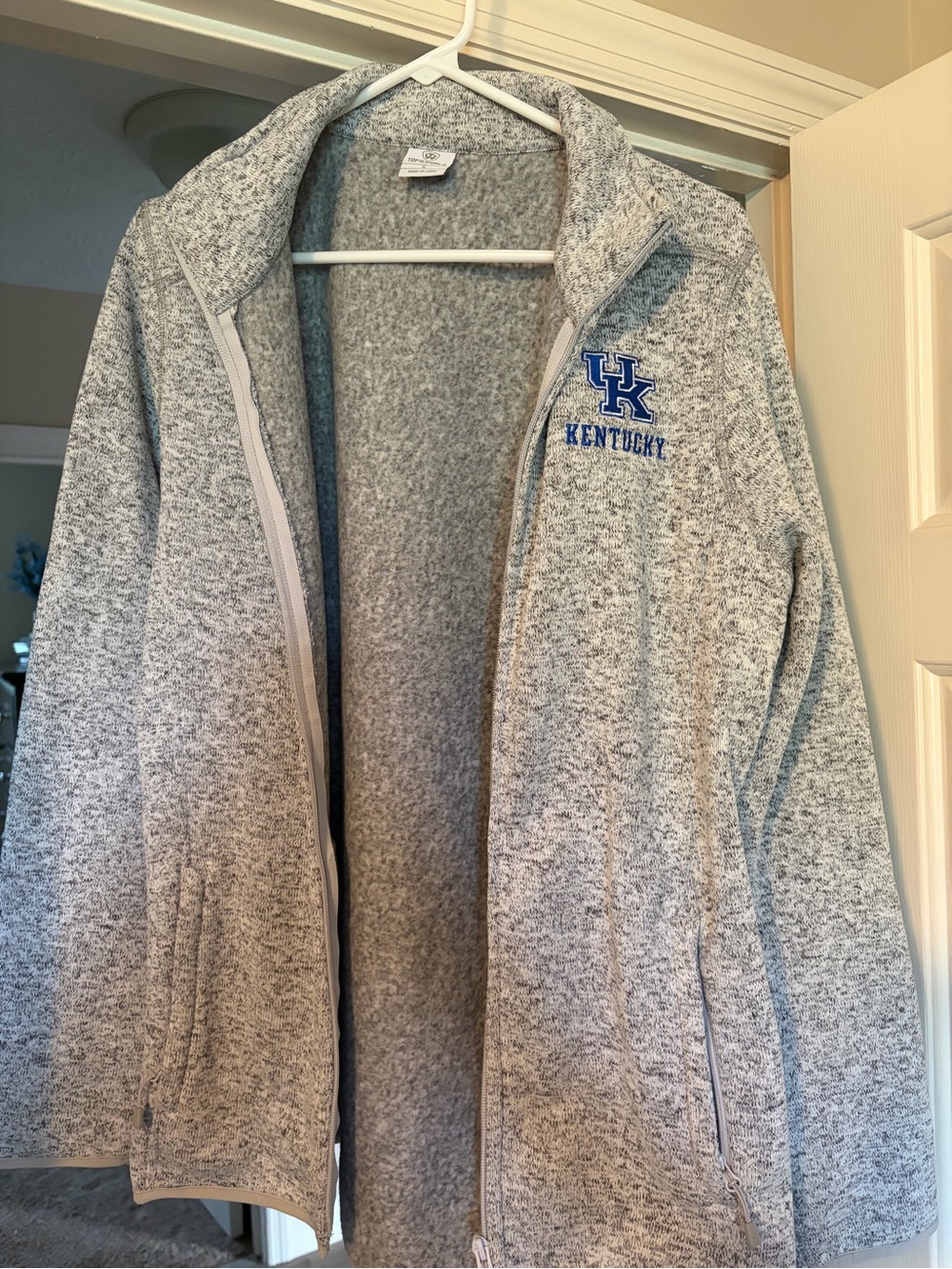 University of Kentucky
Top of the World Gray Heather Fleece Jacket